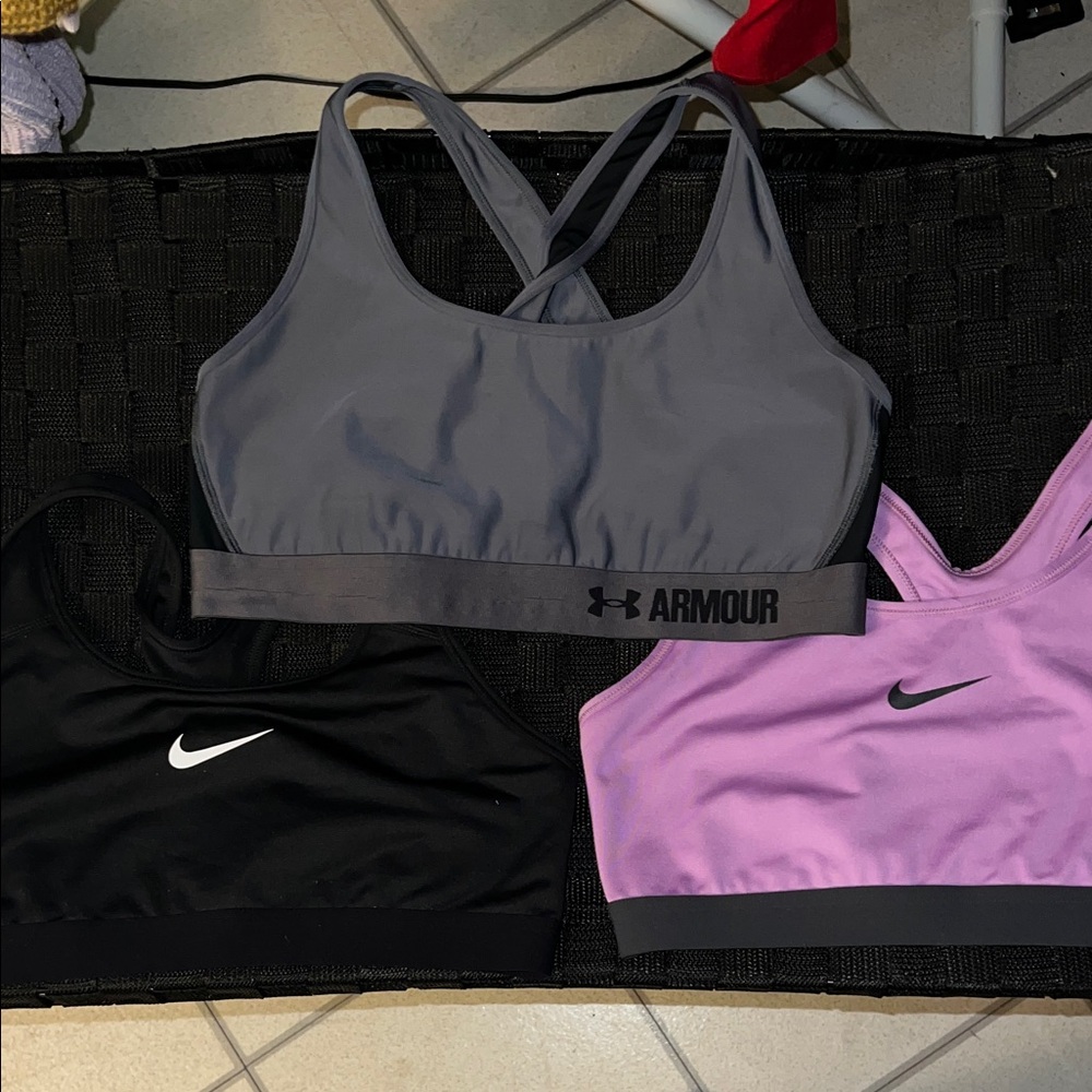 Under Armour Dark Gray Sports Bra
